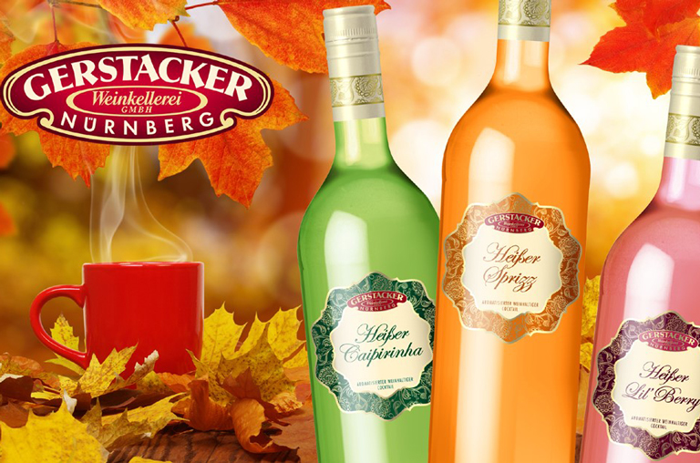 Heißer Sprizz, heißer Caipirinha und heißer Lil Berry von Gerstacker. Neu im Sortiment bei EDEKA Deckenbach