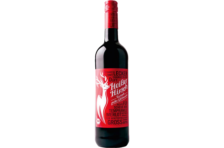 Flaschenabbildung Heißer Hirsch Glühwein