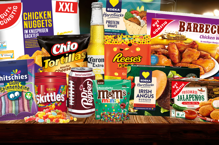 EDEKA Deckenbach in Obertshausen bietet die besten Snacks und Getränke zum anstehenden Super Bowl
