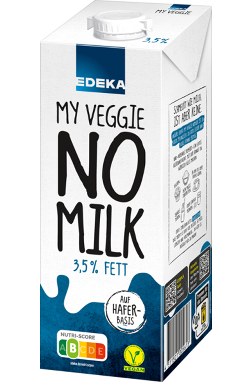 Veganer Milchersatz von der EDEKA Eigenmarke
