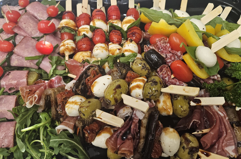 Verschiedene Canapés