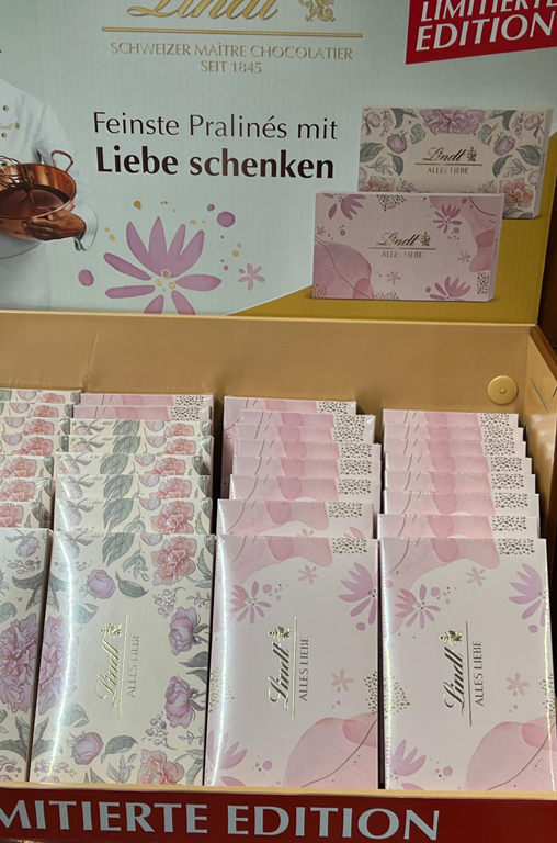 Lindt Schokolade Valentinstag Edition