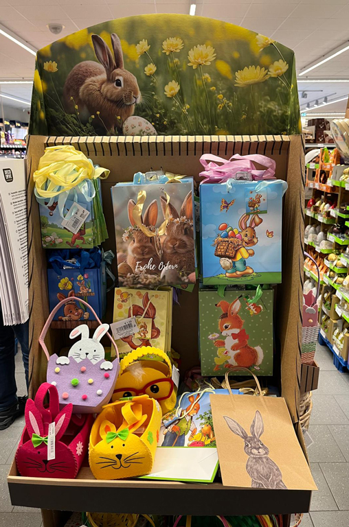 Österliche Geschenktüten
