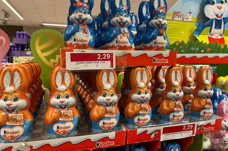 Naschereien zu Ostern: kinder Schokoladen-Osterhasen