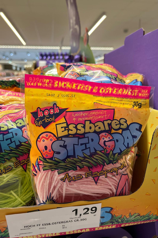Das Highlight zu Ostern: Essbares Ostergras
