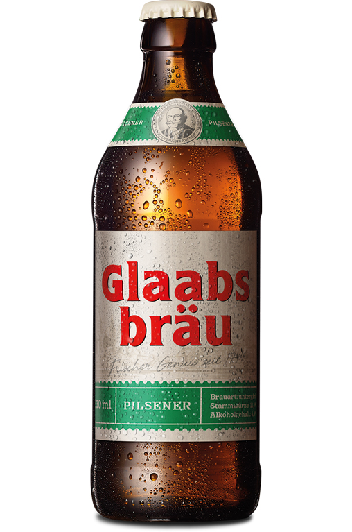 Flaschenabbildung Glaabsbräu Pilsener