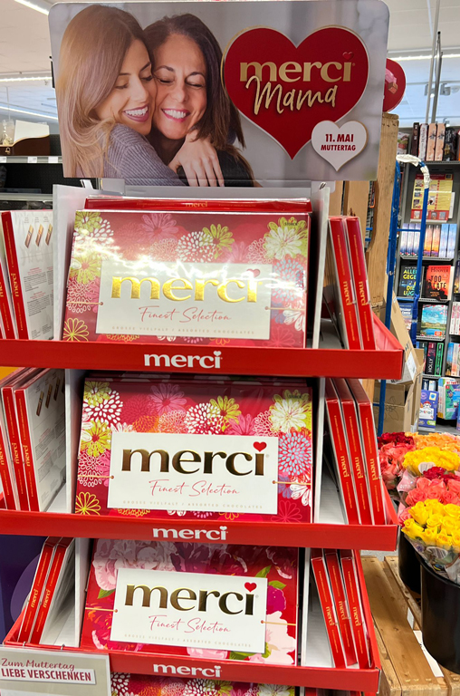 Merci-Pralinenkäsen