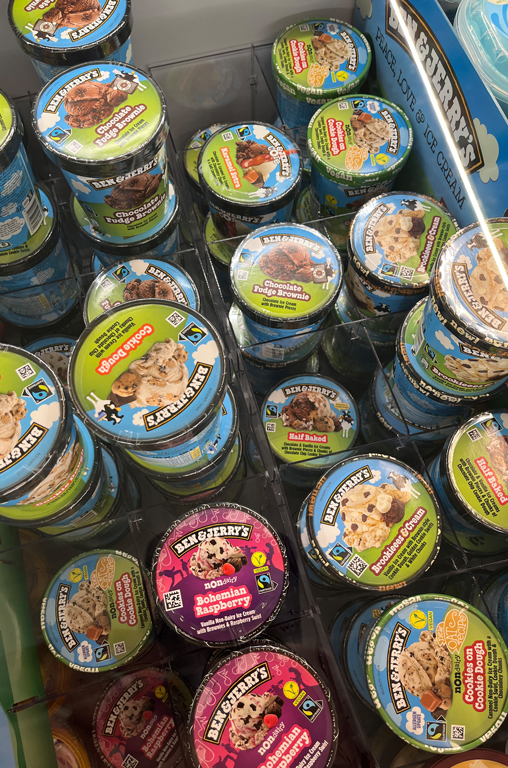 Ben & Jerry Eisspezialitäten