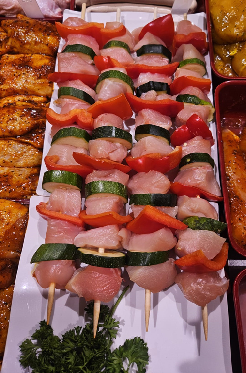 Foto XXL Hähnchenspieße