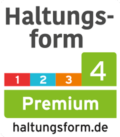 Abbildung Siegel haltungsform Premium Stufe 4