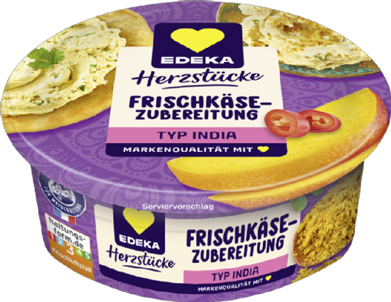 Frischkäse Typ India