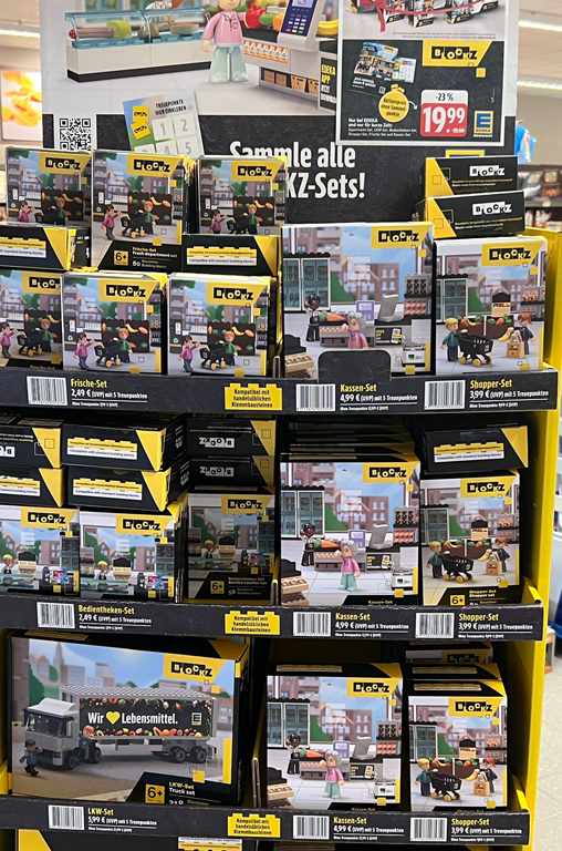 BLOCKZ Bausets Treueaktion der EDEKA