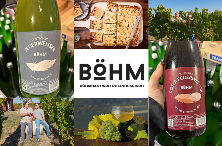 Collage Weingut Böhm Federweißer