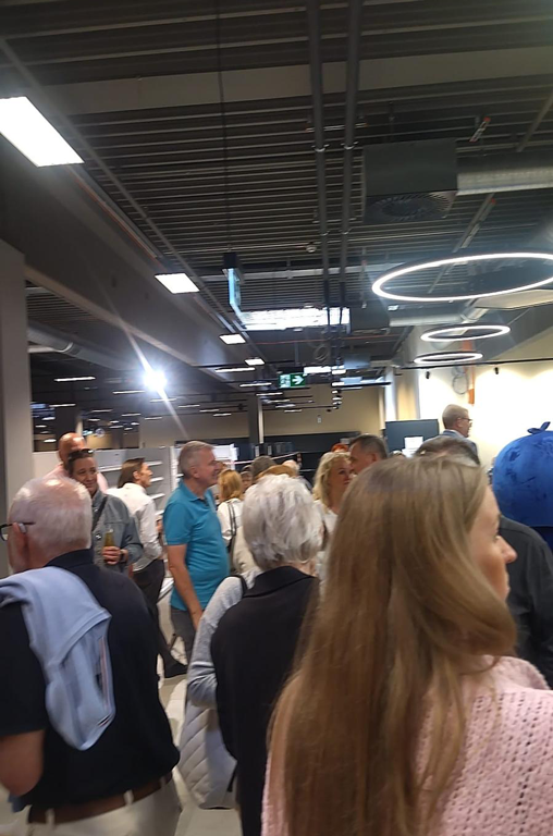 Großer Andrang herrschte beim Baustellenfest der neuen EDEKA-Deckenbach-Filiale in der Königsberger Straße in Obertshausen