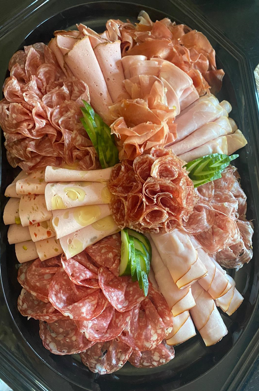 Individuell zusammengestellte Wurstplatte