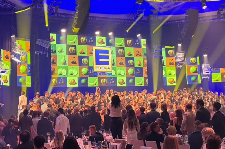 Aufnahme von der EDEKA Azubi-Gala 2025 im Europa-Park in Rust