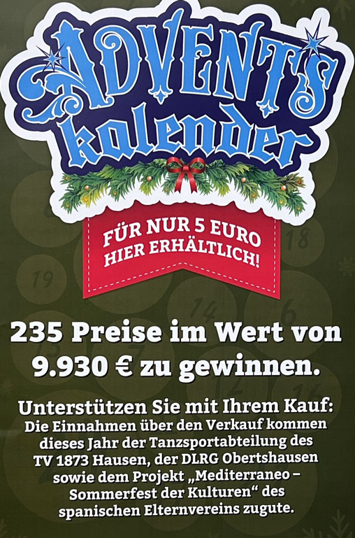 Adventskalender Stadt Obersthausen