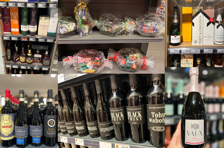 Collage edle Tropfen