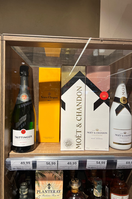 Hochwertige Champagner