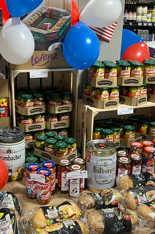 Super Bowl Aufsteller