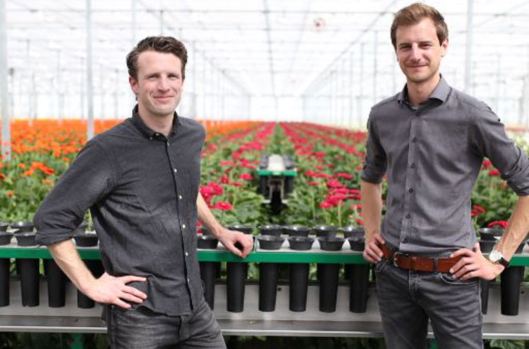 Frühlingsblumen Gründer Bart & Bastian