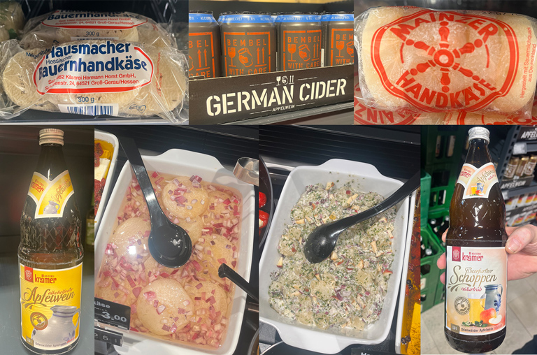 Apfelwein und Handkäse